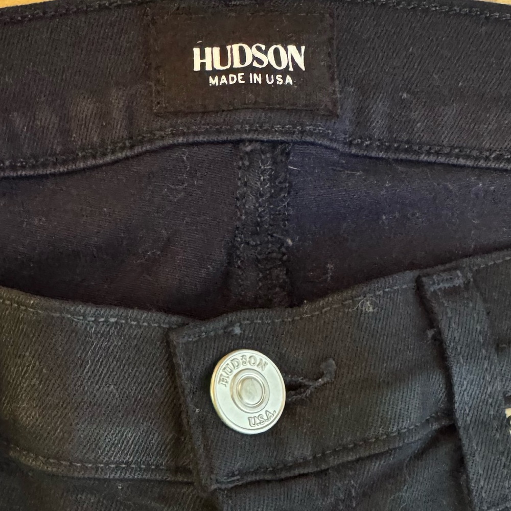 Hudson Krista Super Skinny Shiny Black Denim Jean
Size 31 - Picture 9 of 9